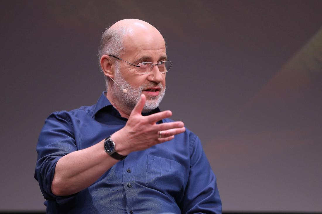 Harald Lesch lors de la Digitalmesse à Berlin
