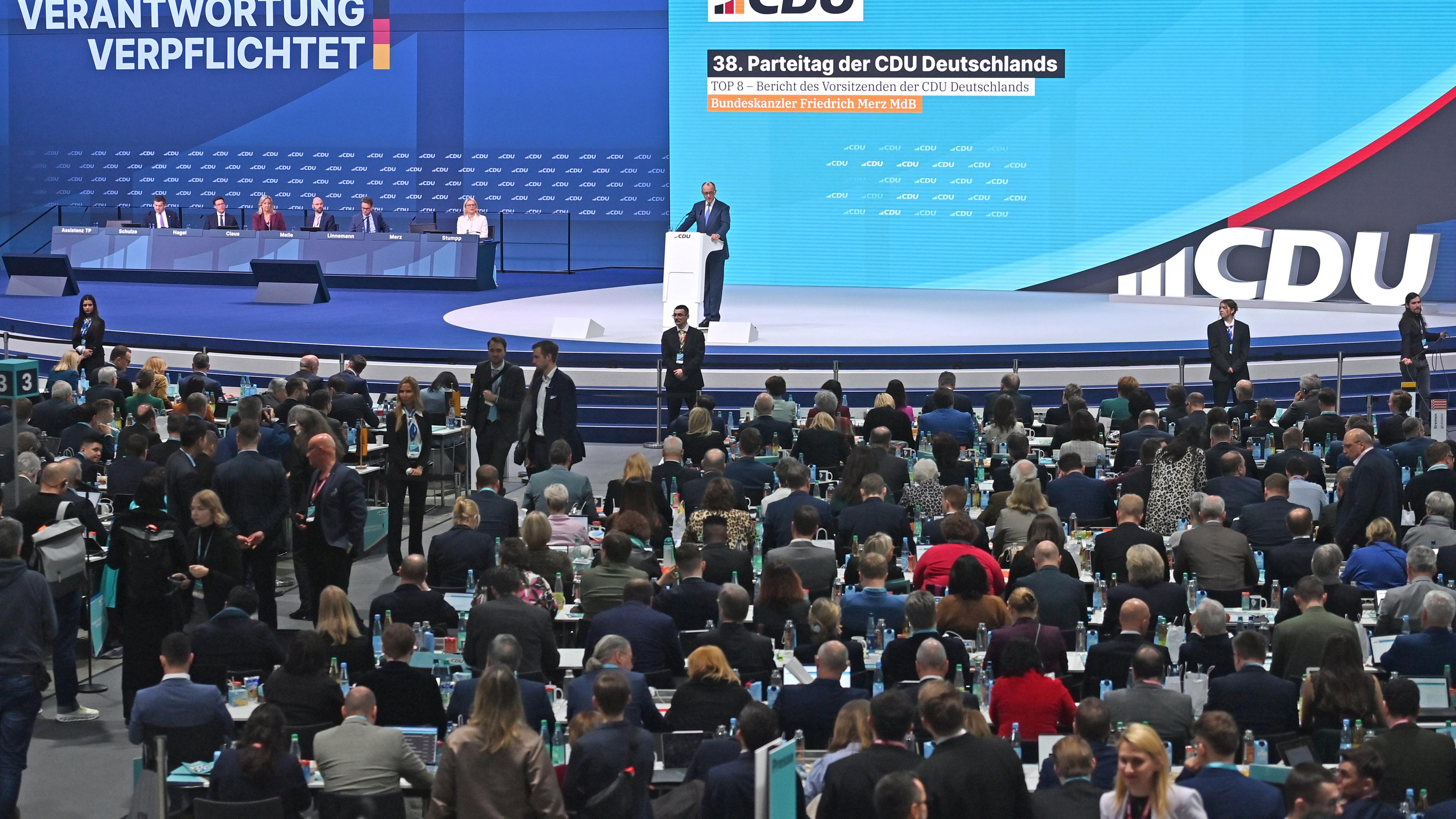 Stuttgart: 38. Bundesparteitag der CDU
