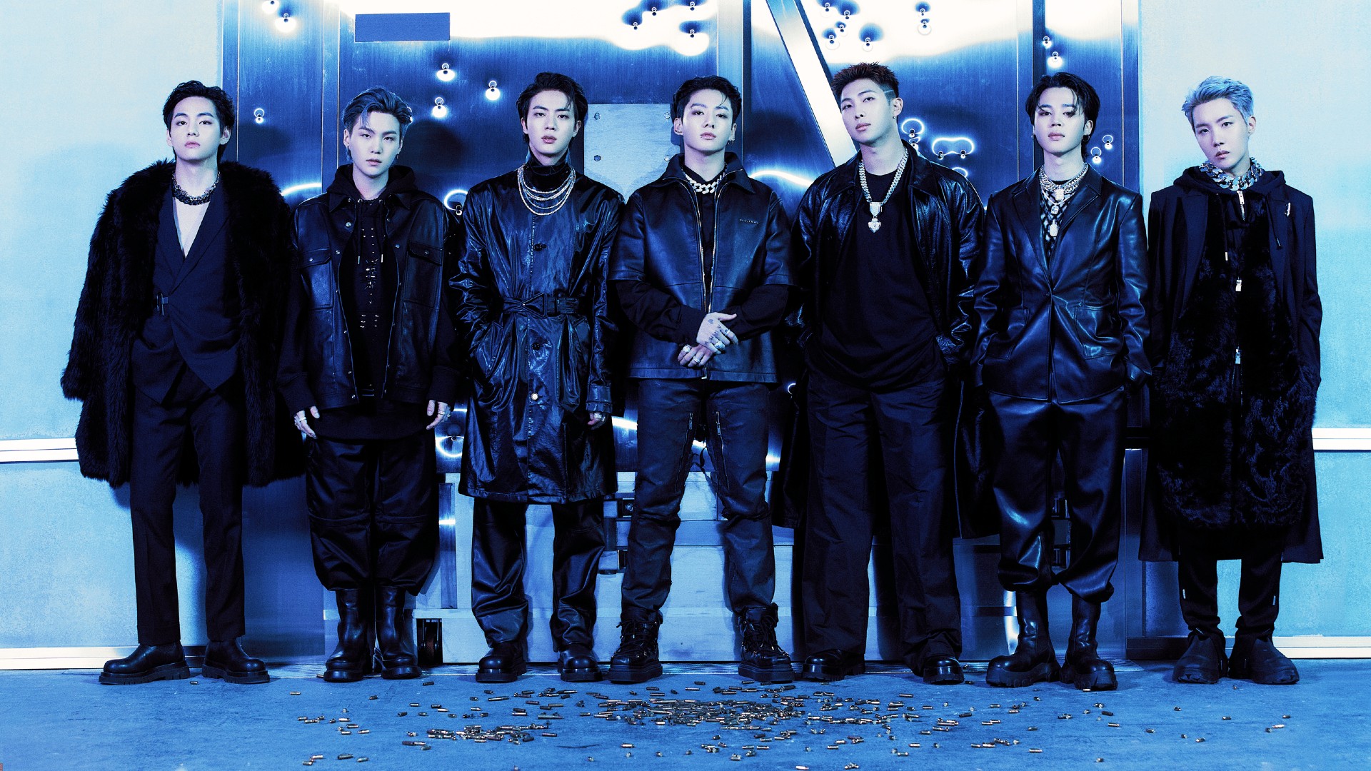 Membres de BTS en scène