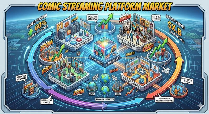 Marché des Plateformes de Streaming de Bandes Dessinées