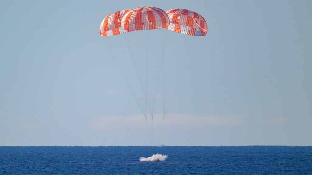 Orion atterrissant