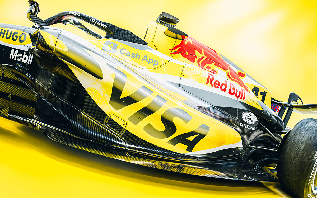 Digital rendering of Racing 'VCARB 03' for 2026 F1 Miami GP