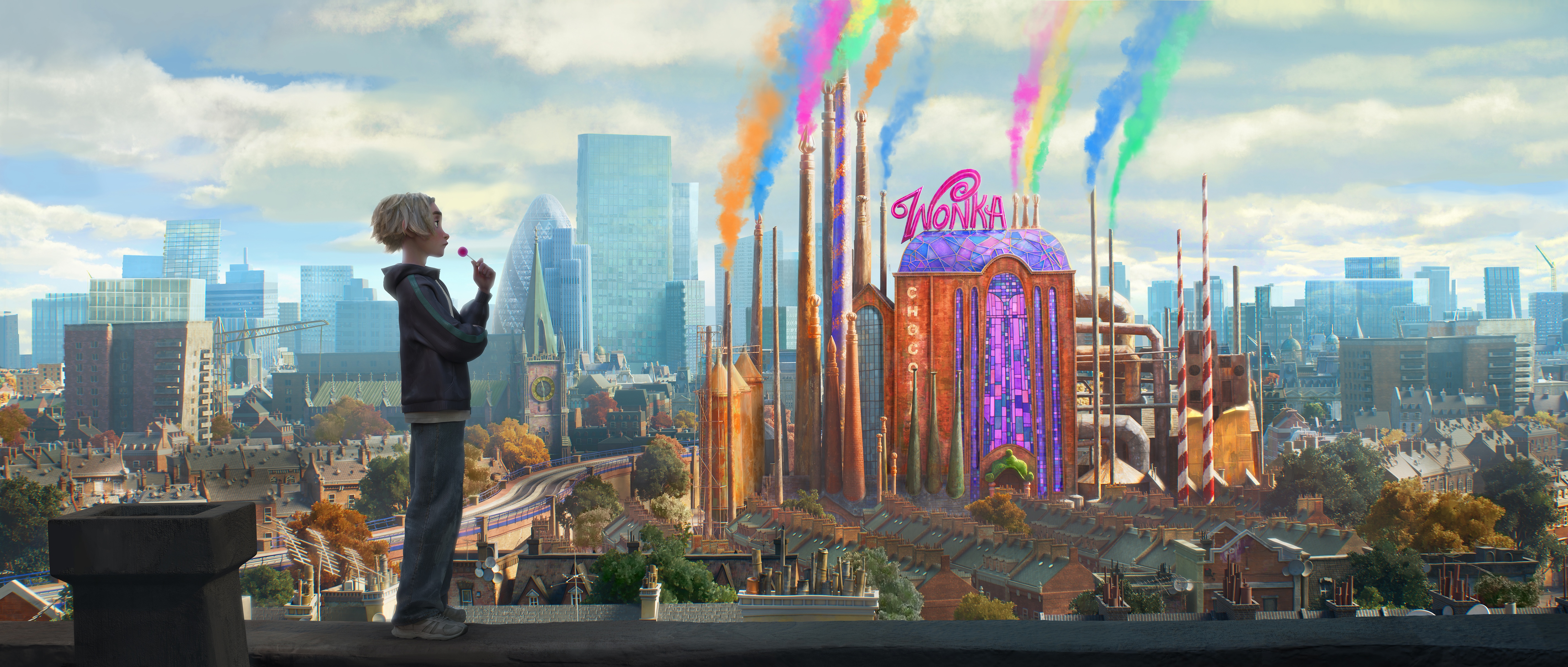 Première image du film d'animation Charlie contre la Chocolaterie
