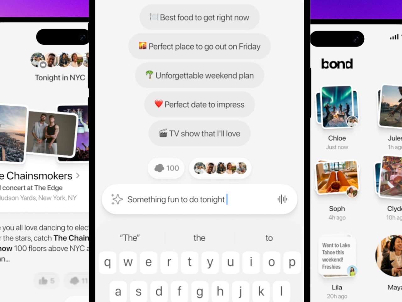 Découvrez "Bond" : la nouvelle SNS qui révolutionne les échanges réels, créée par des anciens de Facebook et TikTok !
