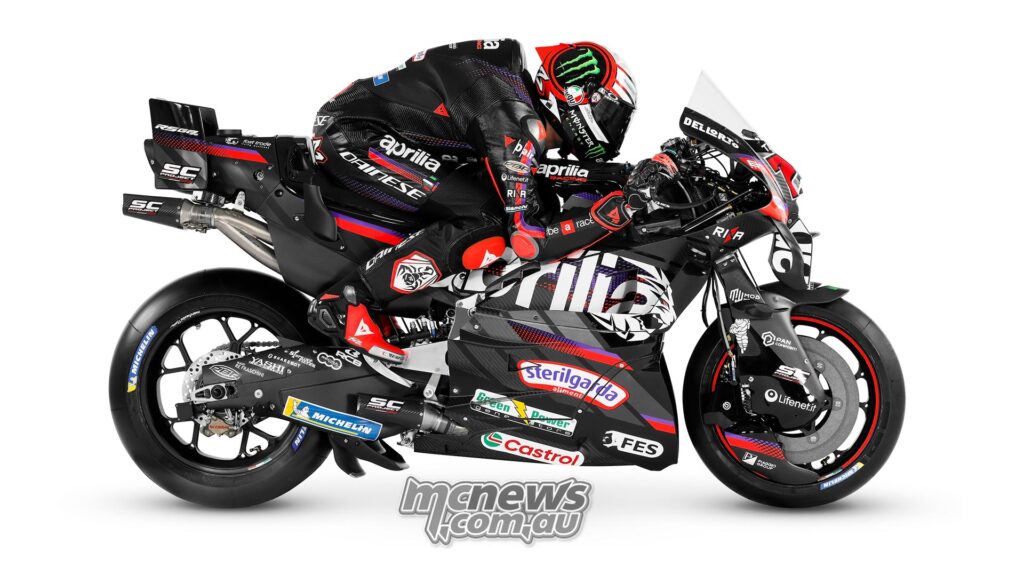 Marco Bezzecchi sur l'Aprilia RS-GP26 pendant la saison MotoGP 2026.
