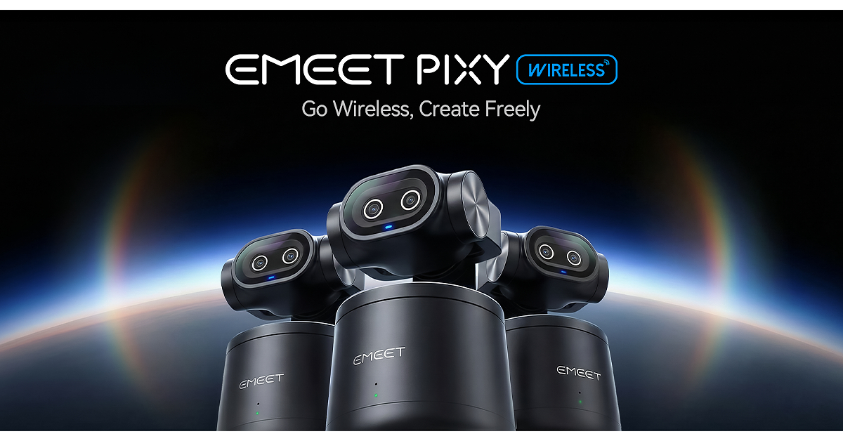 La caméra PTZ 4K sans fil — le streaming réinventé