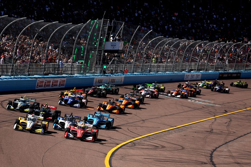 Départ d'un Grand Prix IndyCar