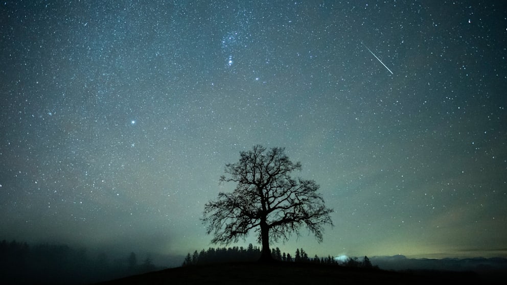 Un phénomène magique : une étoile filante