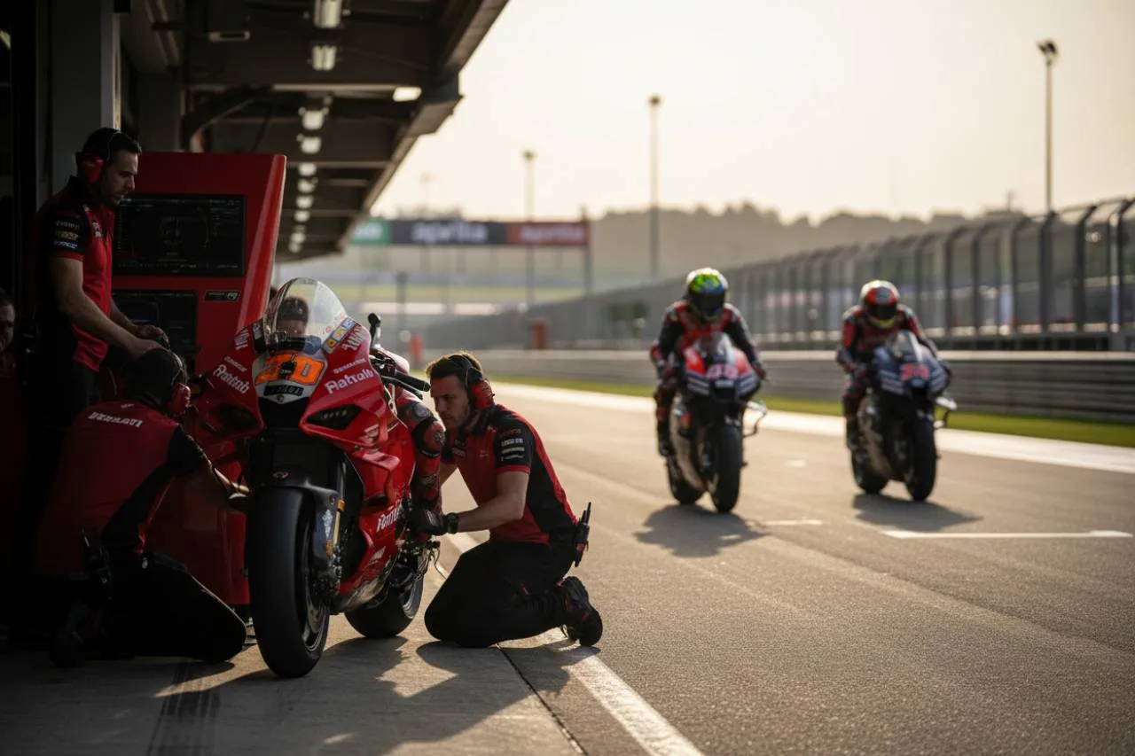 Ducati et la concurrence avec Aprilia