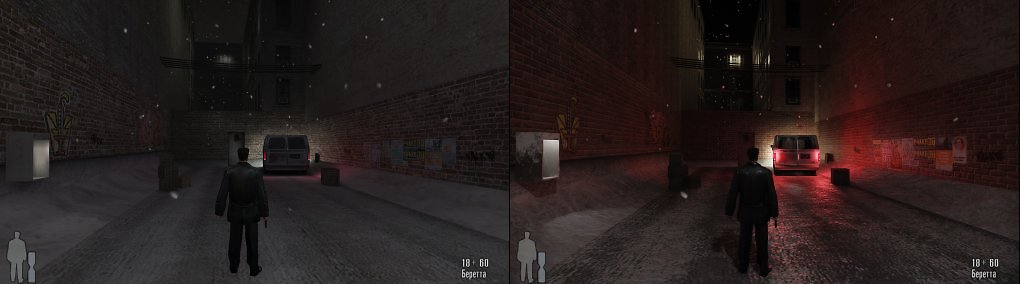 La mod apporte un éclairage plus réaliste, influençant l'esthétique globale du jeu.