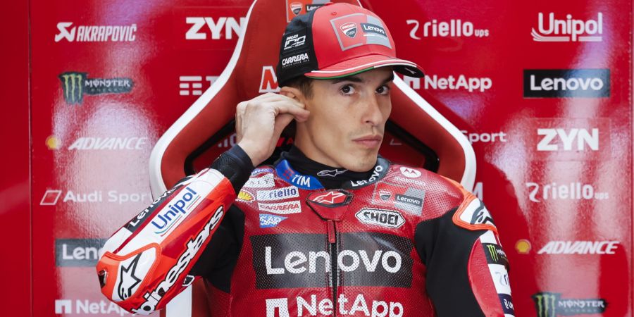 Marc Márquez avec sa Ducati