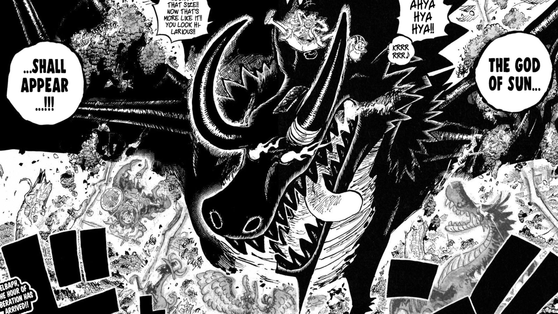Luffy dans sa forme Gear 5