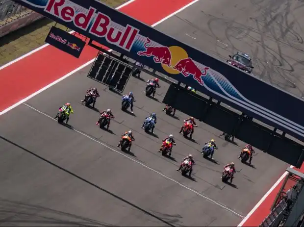 Titre de l'image: Début de la MotoGP