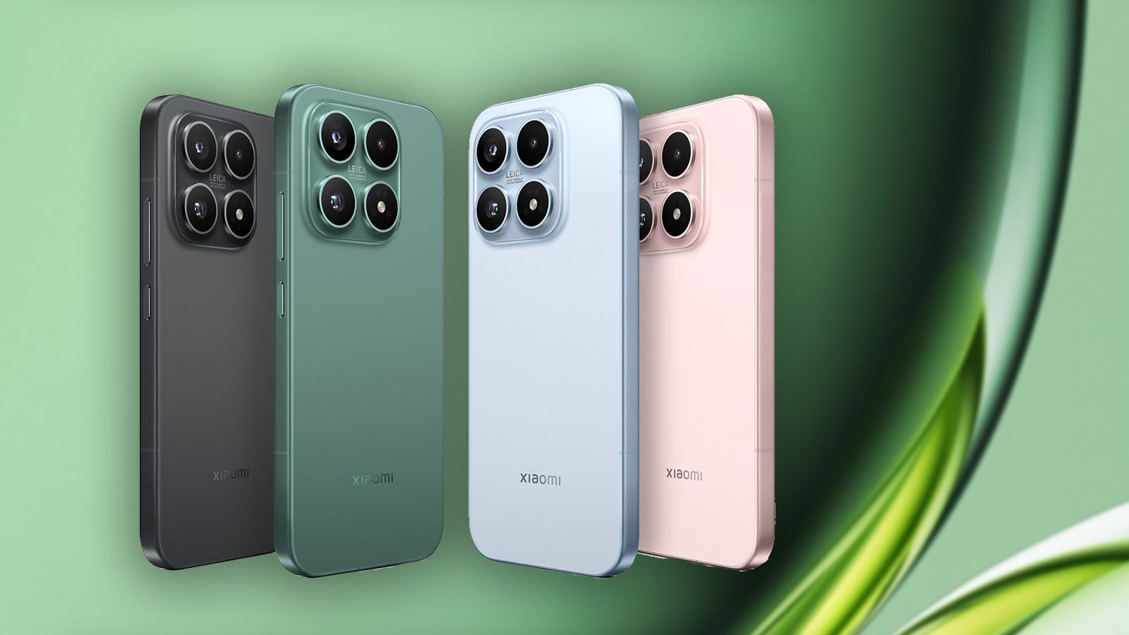 Xiaomi 17 en plusieurs couleurs