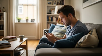 Utilisation d'un smartphone