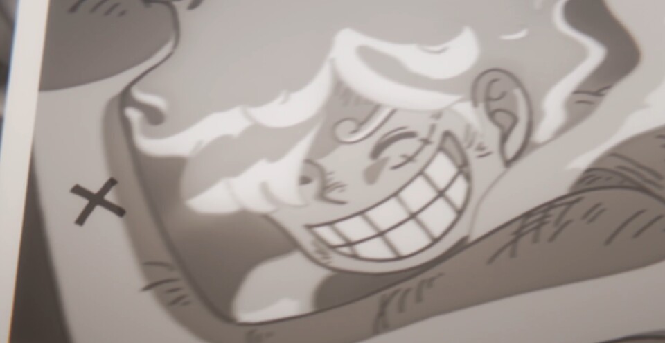 L'X sur le avis de recherche de Luffy est étrangement net. (© Eiichiro Oda, Shueisha Toei Animation)