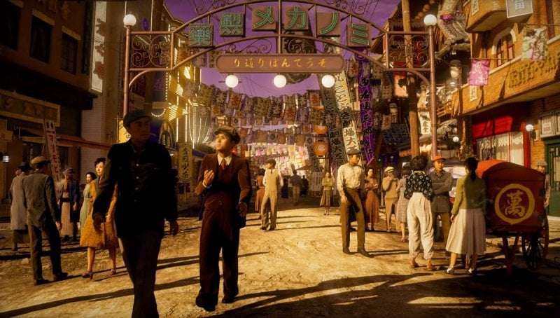 Le Japon du siècle dernier prend vie dans les décors du jeu
