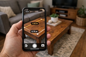 Mesure avec un iPhone