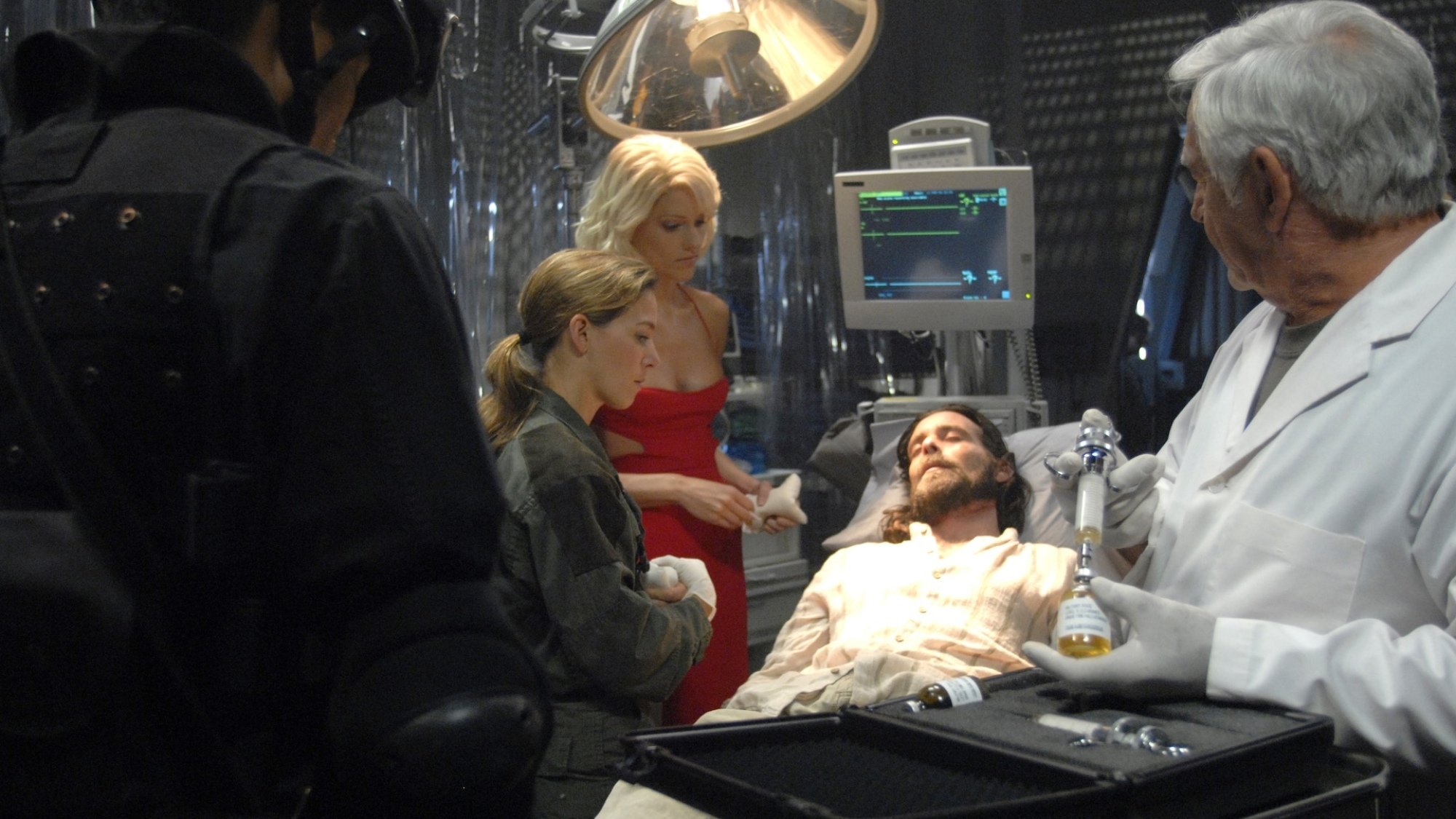 Scène hospitalière de Battlestar Galactica