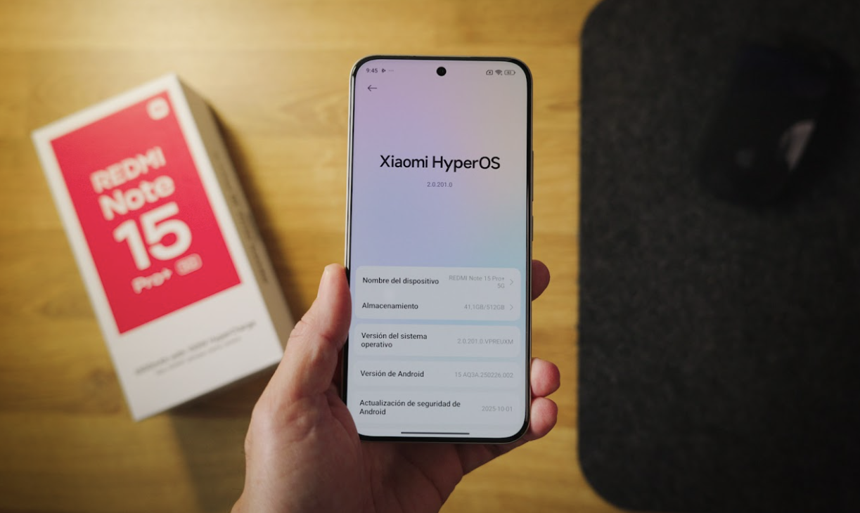Redmi Note 15 Pro+ avec HyperOS