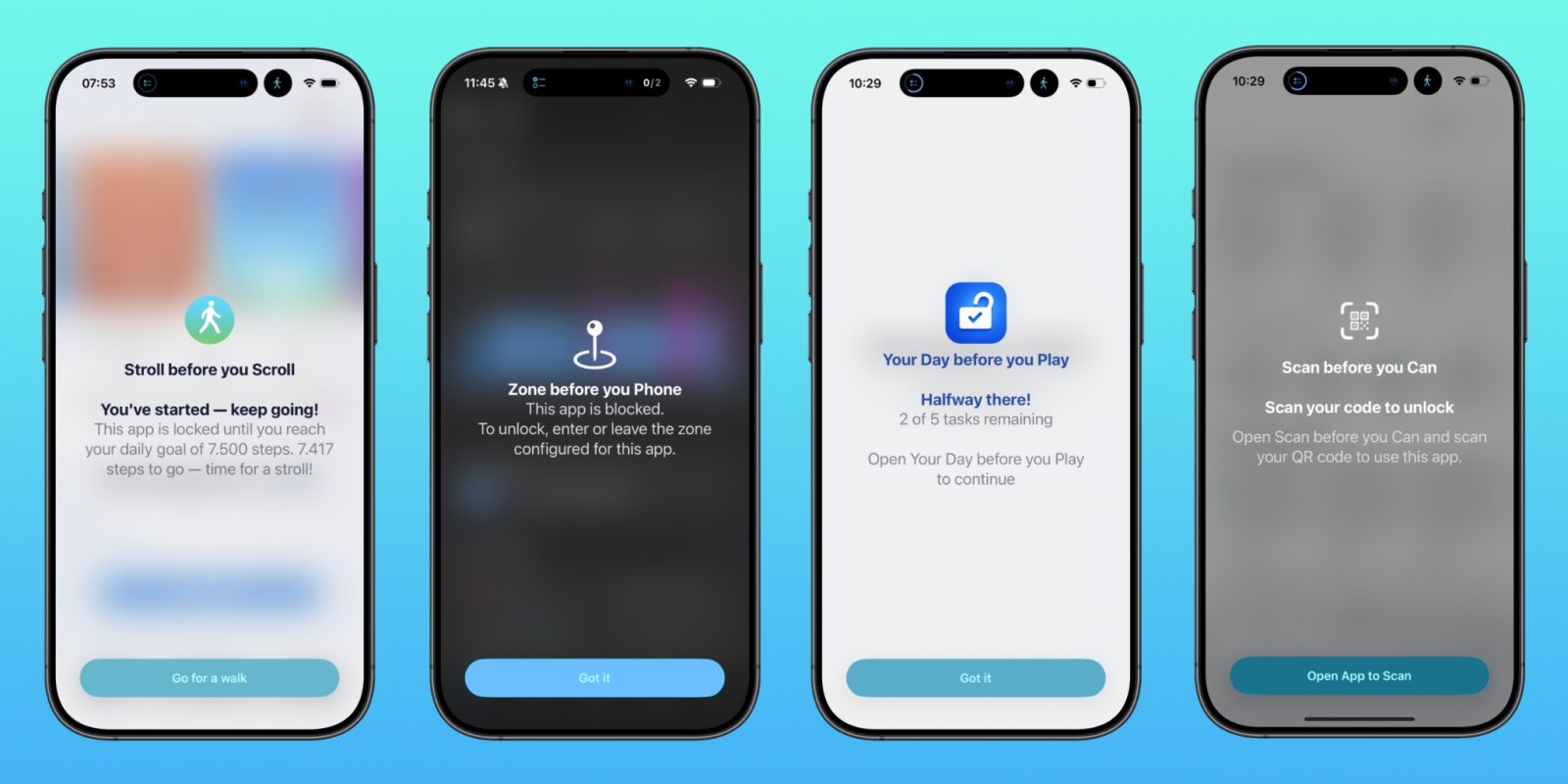 Bundle d'applications pour gérer le temps d'écran