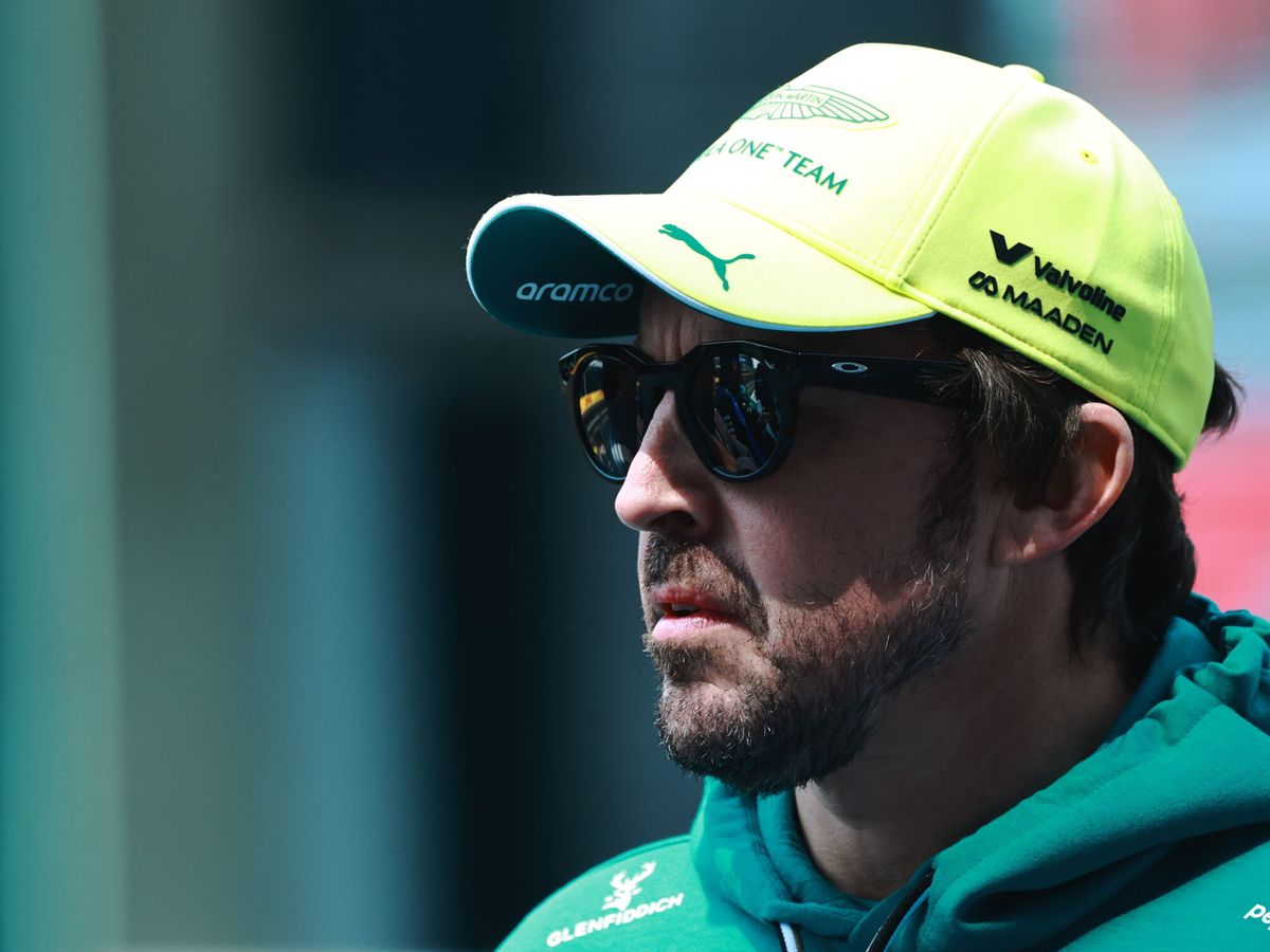 Fernando Alonso en pleine course