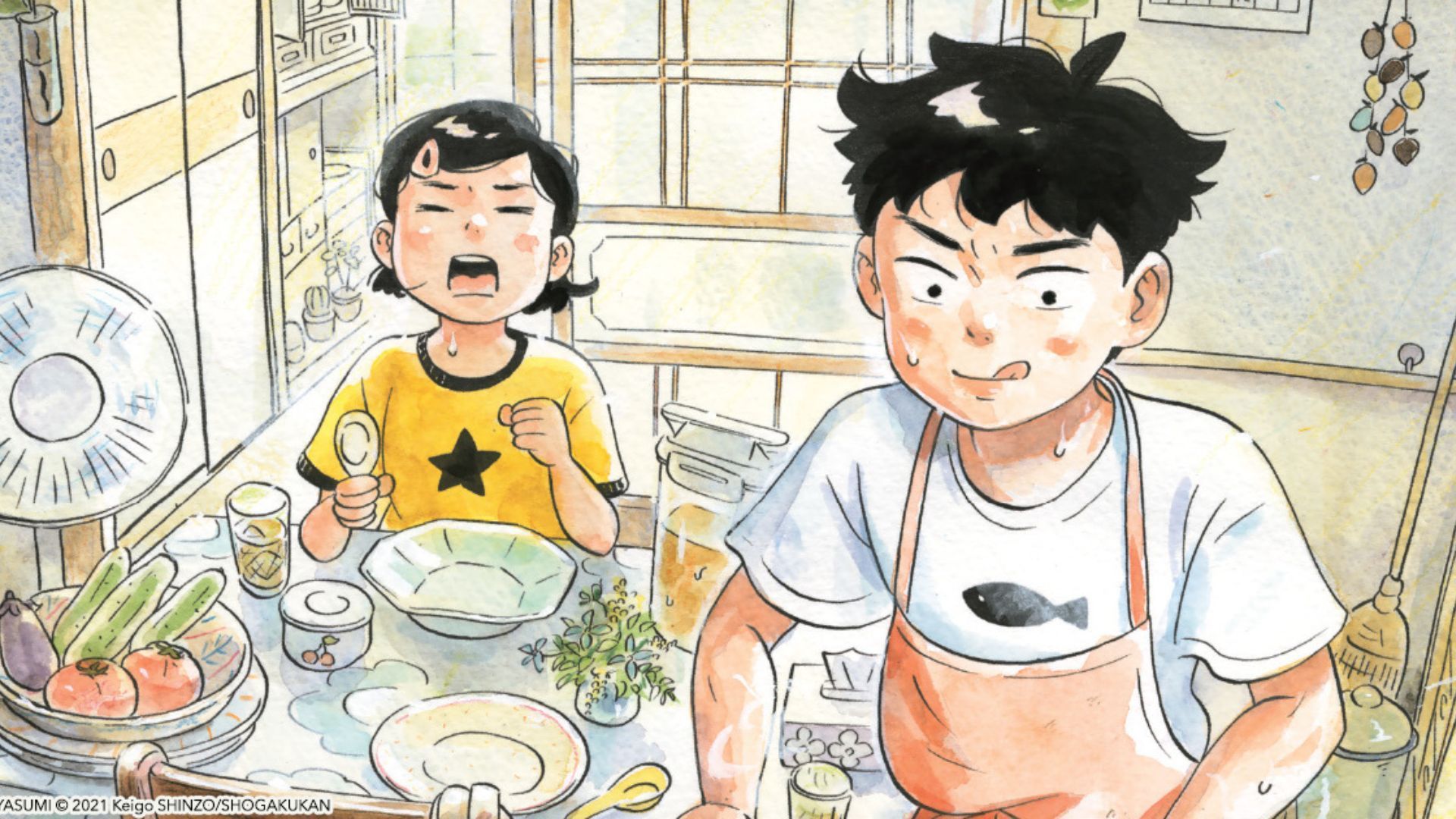 Hiroto et Natsumi cuisinent pendant la chaleur d'été dans Hirayasumi