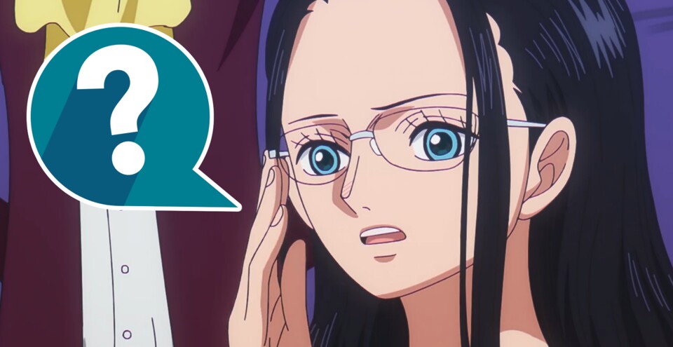 Robin semble ne pas connaître ce symbole important. (© Eiichiro Oda, Shueisha Toei Animation)