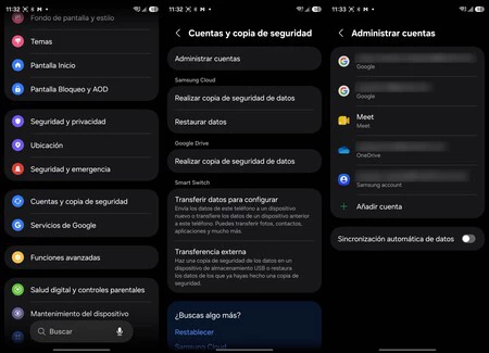 Désactiver la Synchronisation des Comptes