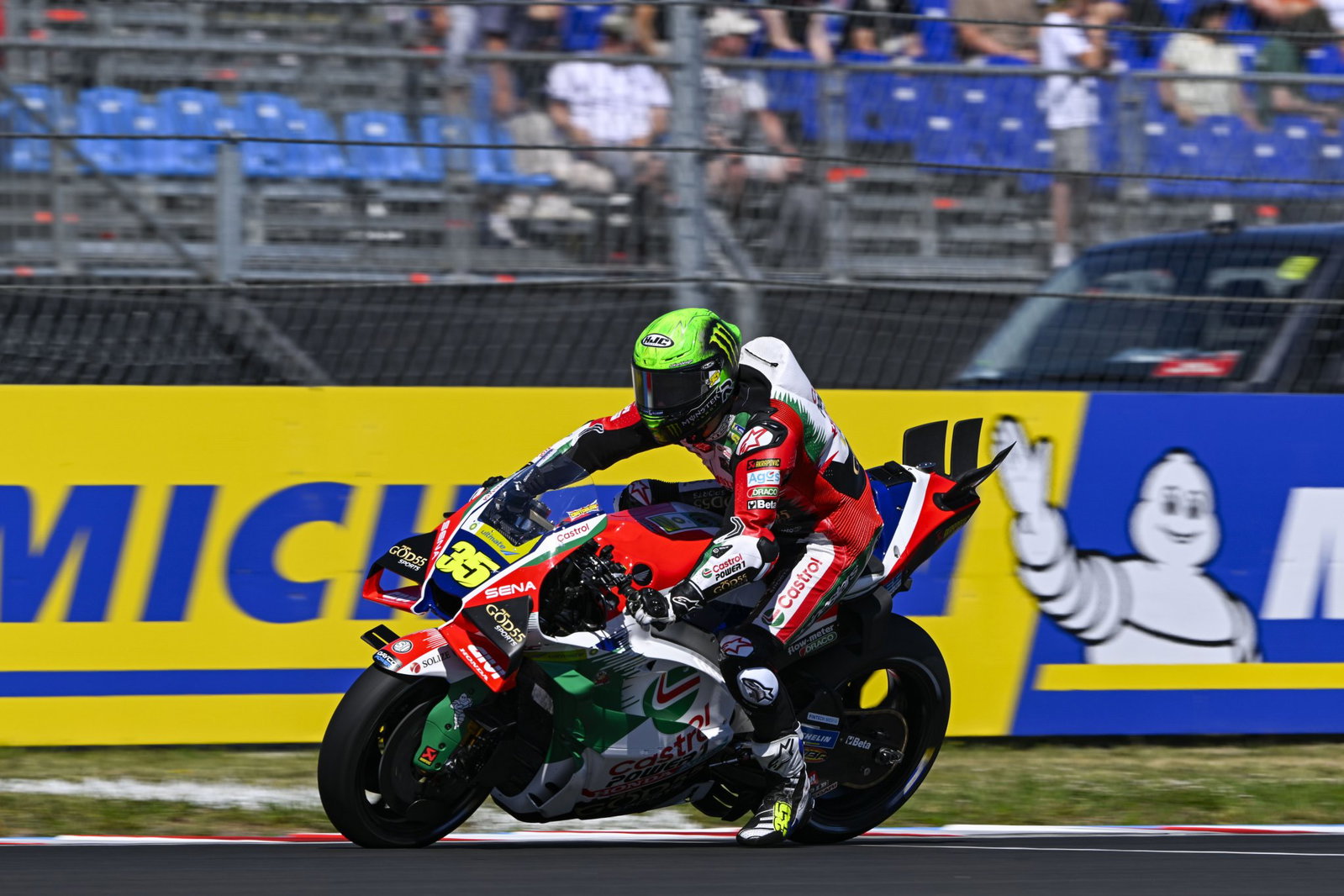 Cal Crutchlow lors du Grand Prix de Hongrie 2026.