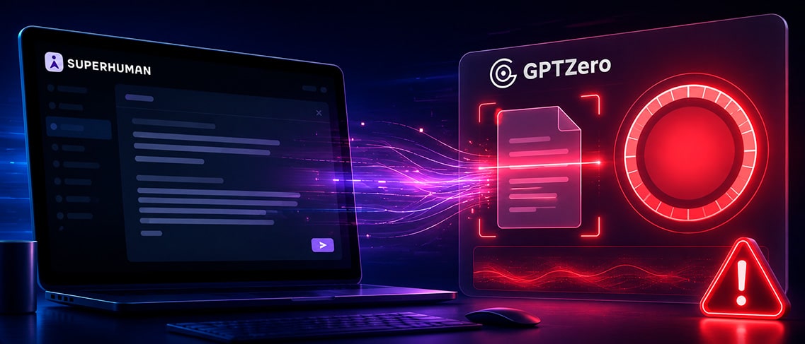 Superhuman (assistant d'écriture IA) achète GPTZero (détecteur de textes générés par IA)