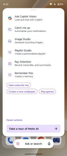 Moto AI - Critique Motorola Razr Fold