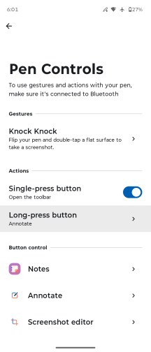 Options Stylus - Critique Motorola Razr Fold