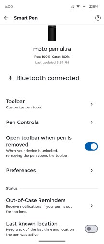 Options Stylus - Critique Motorola Razr Fold