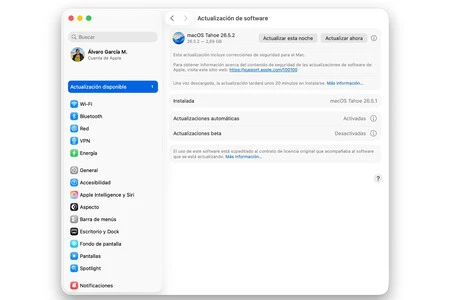Mise à jour logiciel