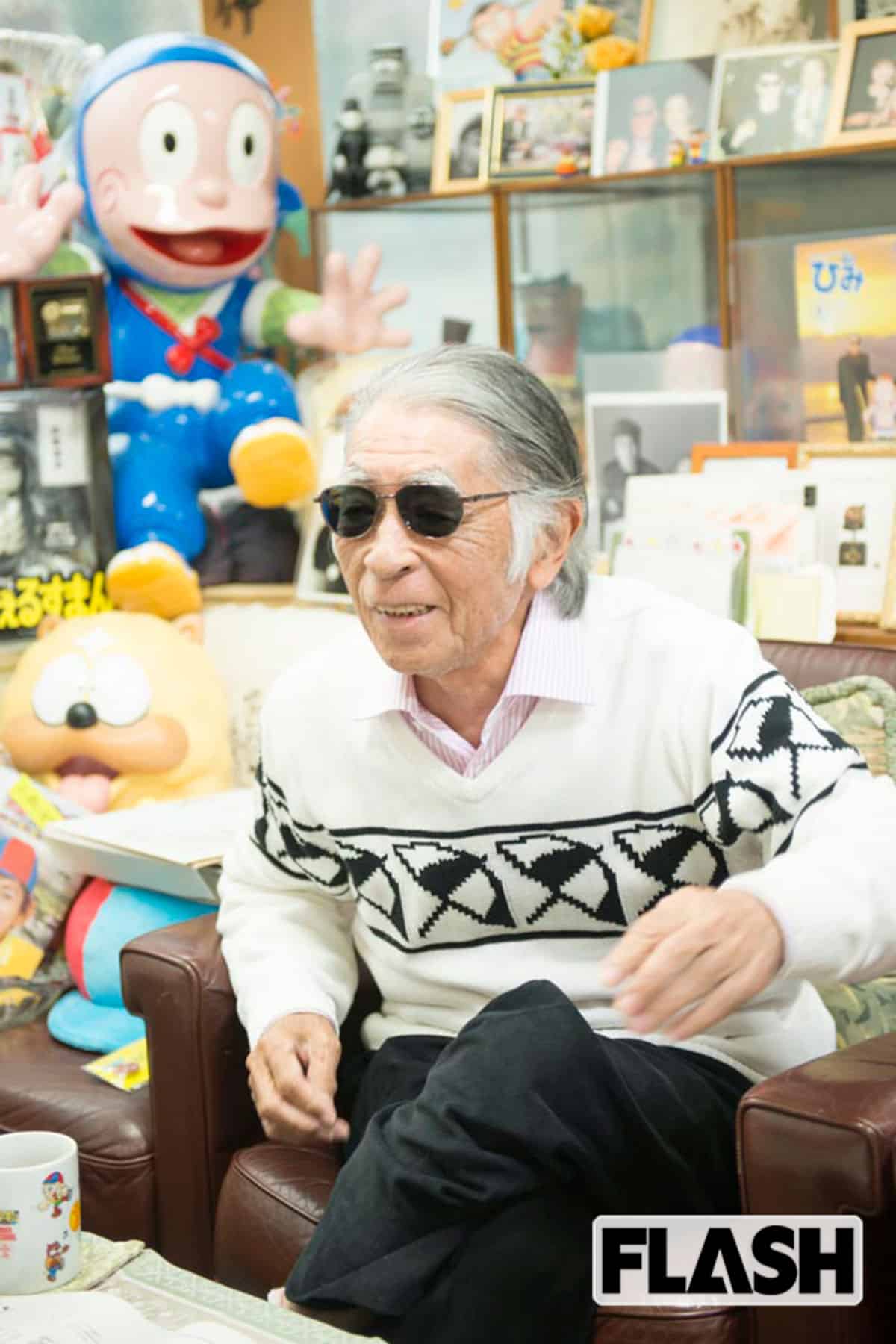 Fujiko Fujio A, co-créateur de 'Obake no Q Tarou'.
