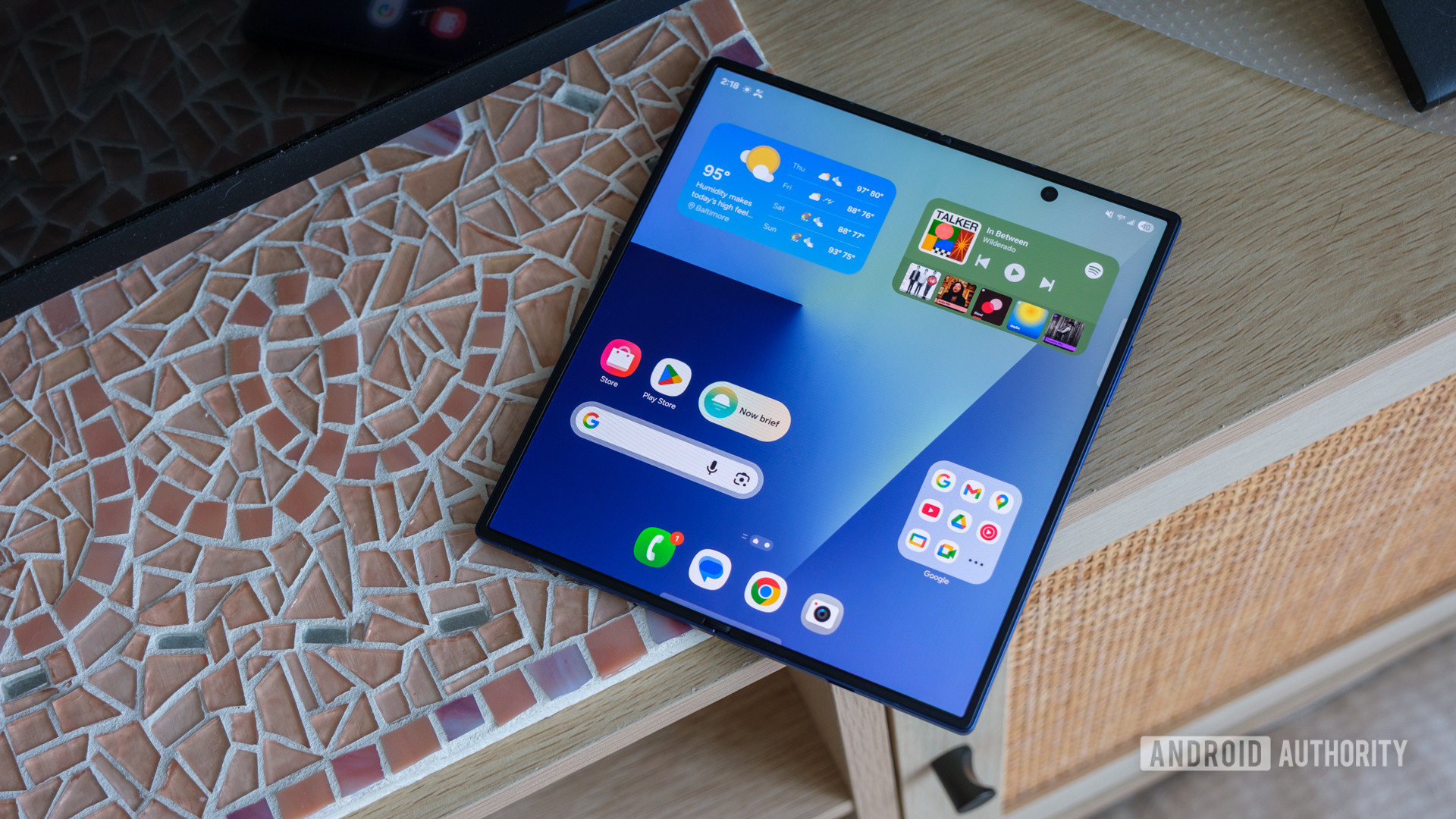 Samsung Galaxy Z Fold 7 ouvert