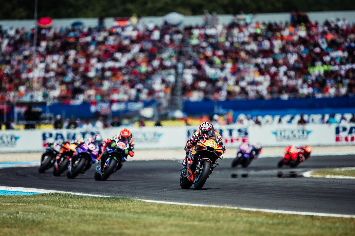 Enea Bastianini lors de la MotoGP à Assen