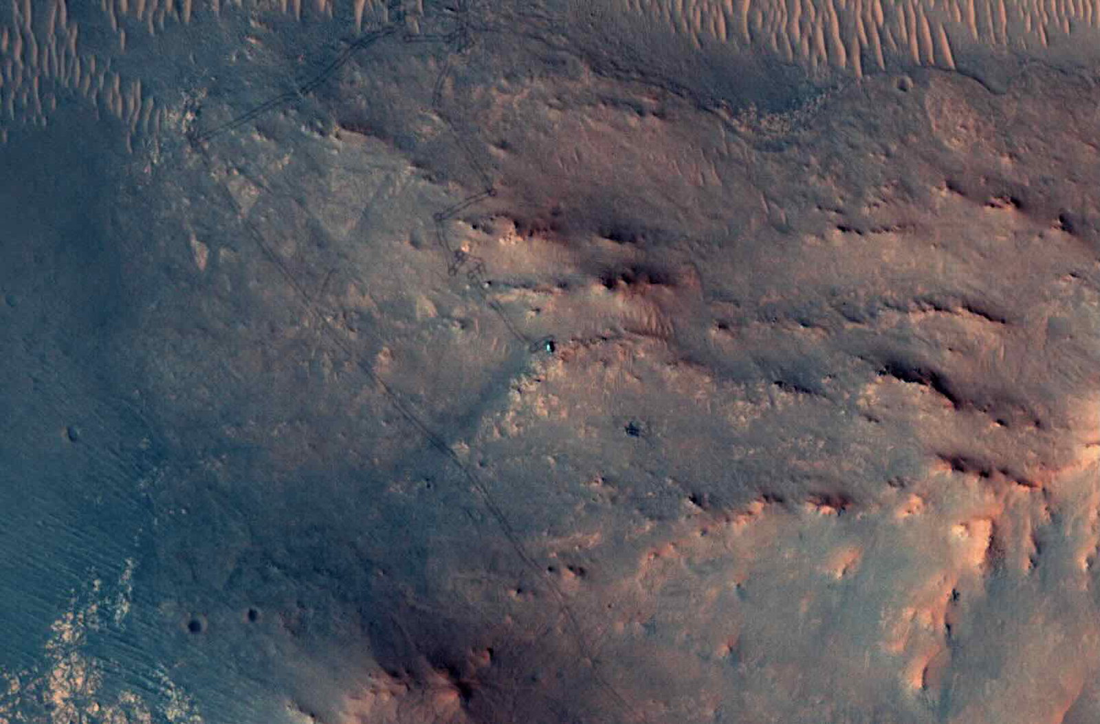 Rover Persévérance sur Mars