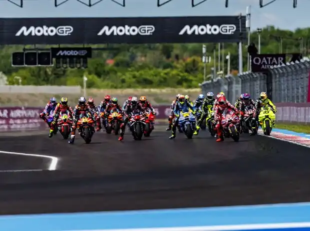 MotoGP sur la ligne de départ