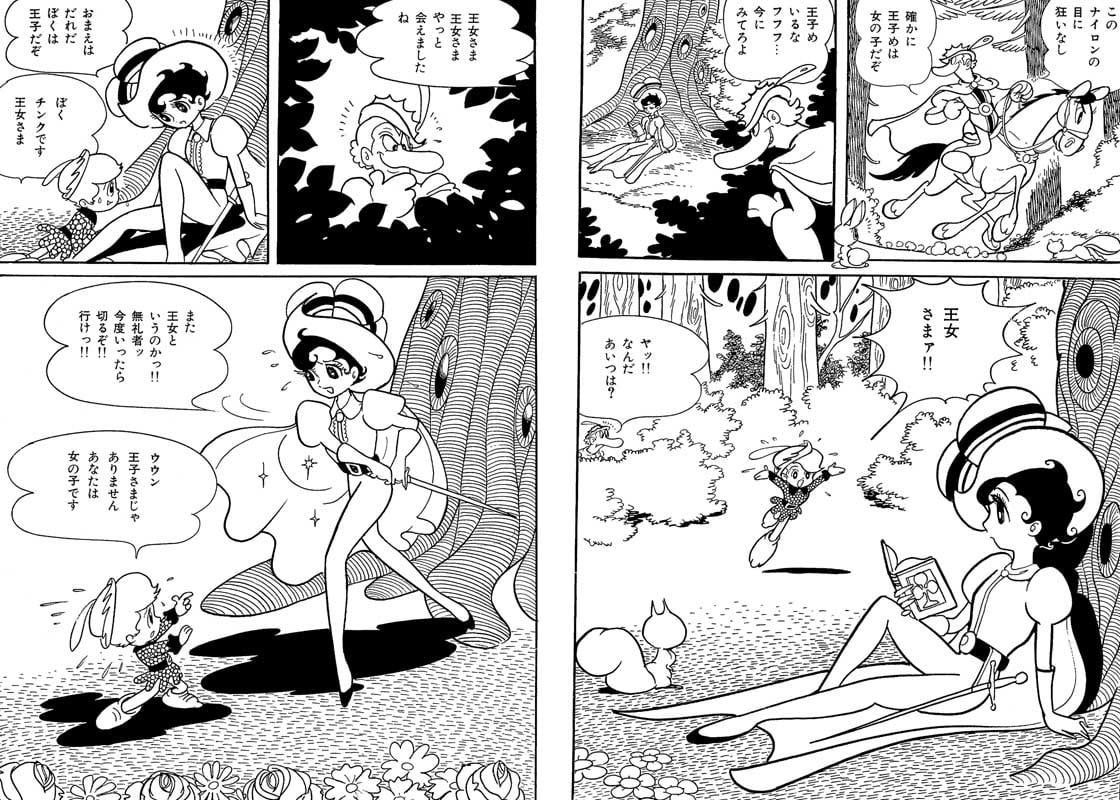 Page du manga Princess Knight