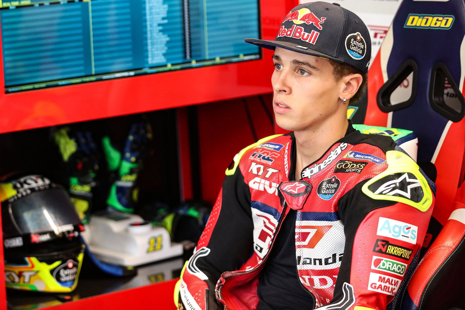 Diogo Moreira, 2026 MotoGP Dutch Grand Prix, pit box.