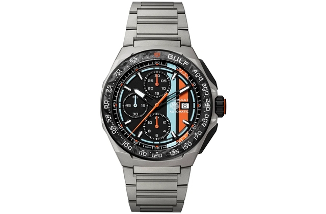 Tag Heuer dévoile le chronographe Formula 1 en collaboration avec Gulf : une alliance inédite !