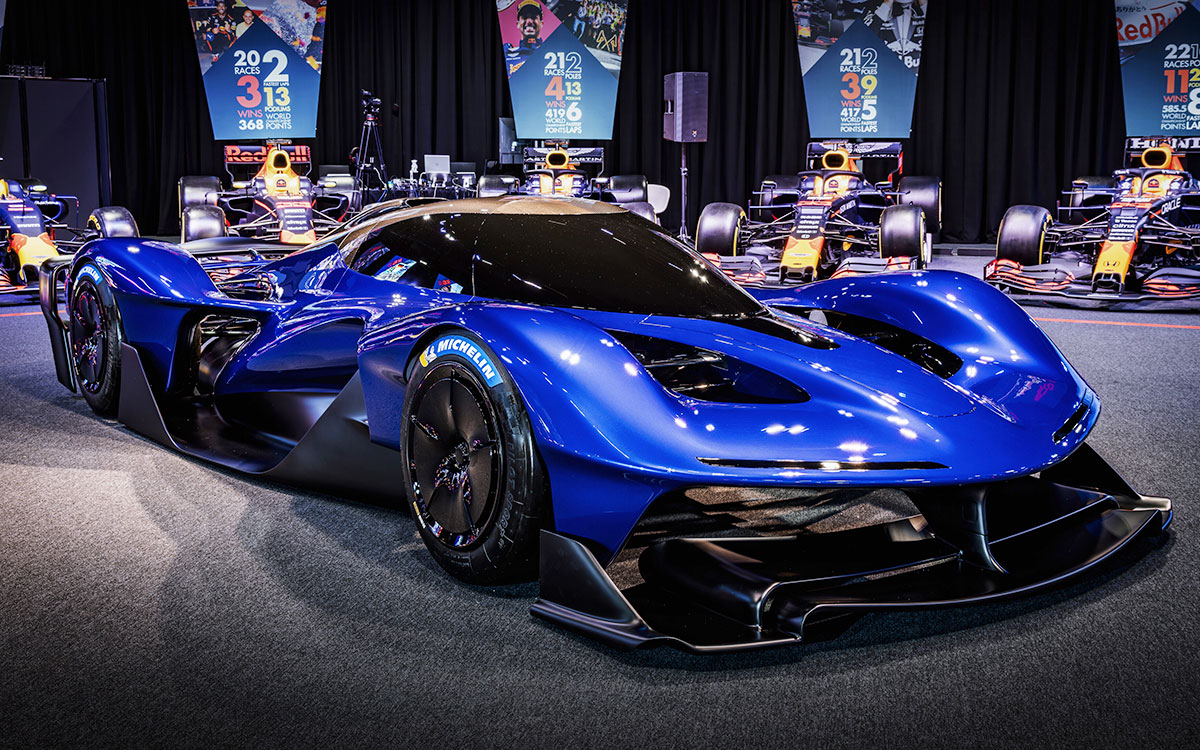 Maquette de la RB17, le premier hypercar de Red Bull, dessinée par Adrian Newey.