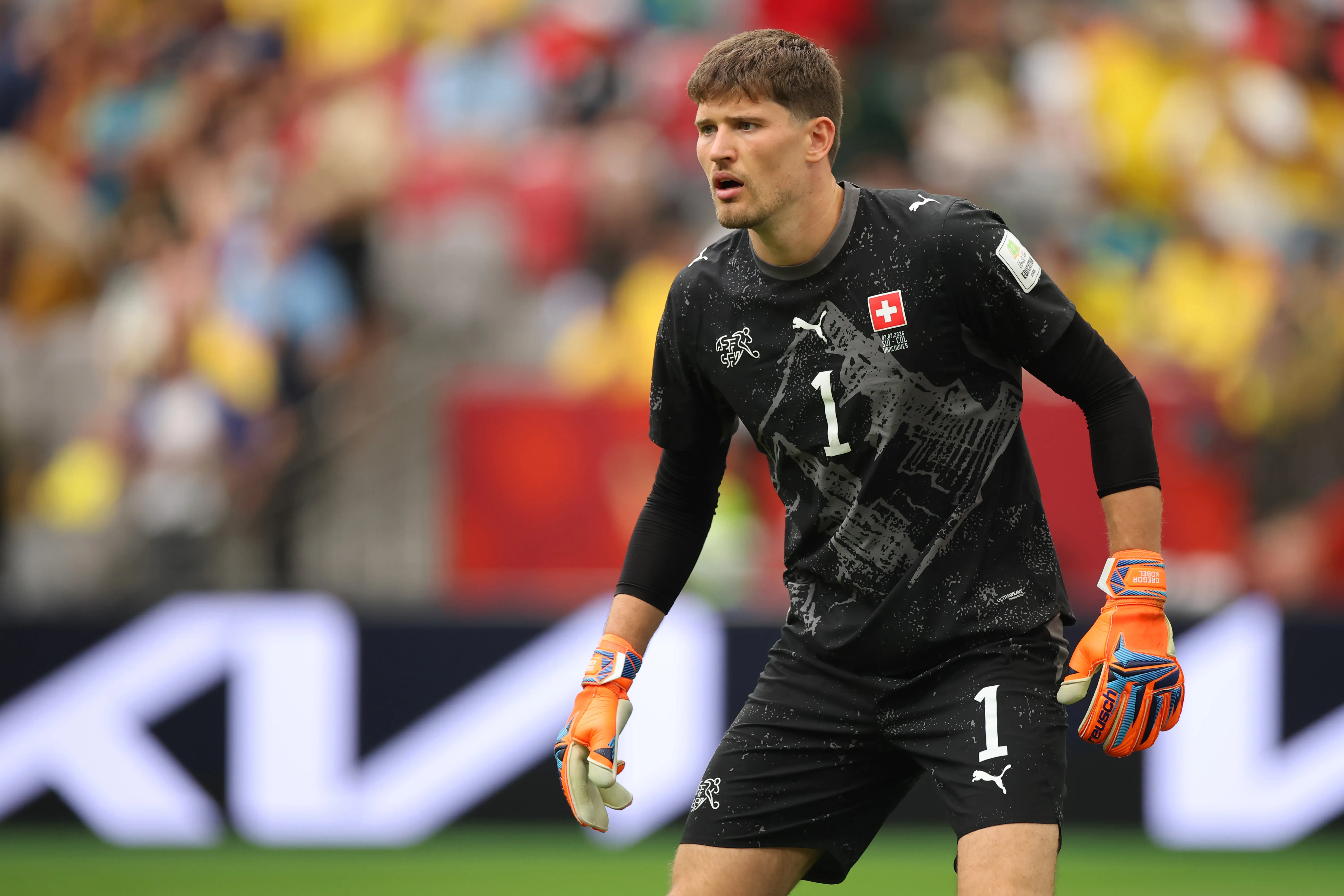 Kobel, gardien de Suisse. Ce sera l'adversaire de l'Argentine ce samedi (Getty)