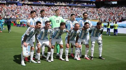 Les puntajes de la Selección Les scores de l'équipe nationale