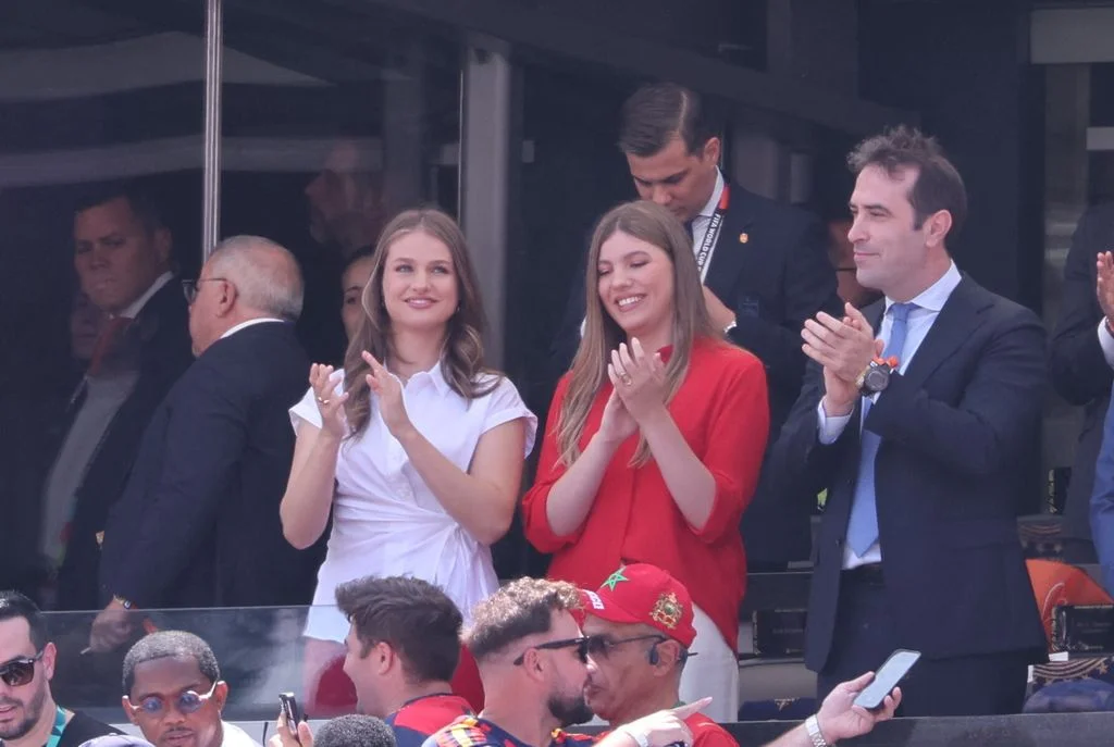 La princesse Léonor et l’infante Sofia, à la finale du Mondial 2026
