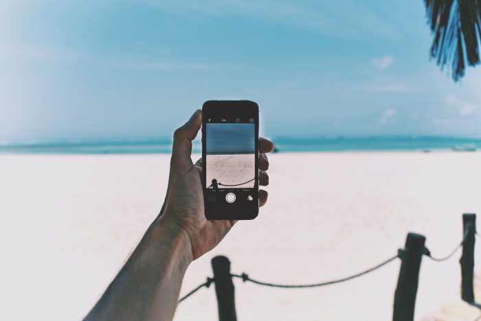 Vacances avec un iPhone