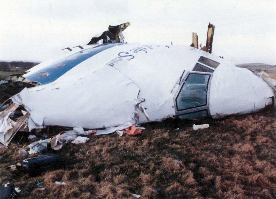 Vol Pan Am 103 Écroulé Lockerbie Écosse 21 décembre 1988