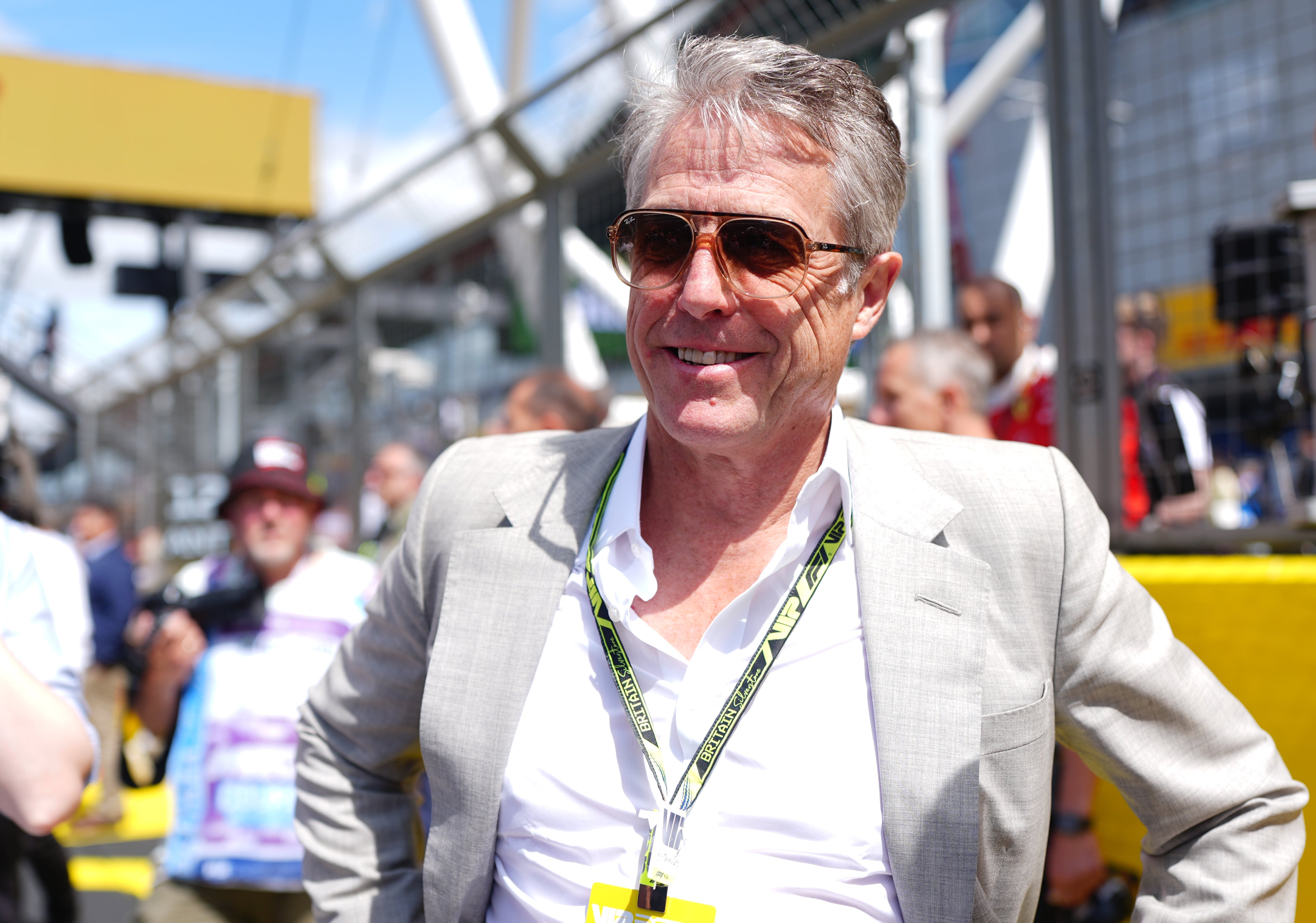 Hugh Grant à Silverstone